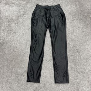 Akira Rio Faux Leather High Rise Skinny Leggings Pants Womens Medium Black 26x28